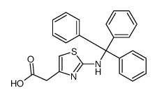 2-[2-(tritylamino)-1,3-thiazol-4-yl]acetic acid Structure