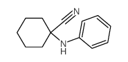 1-苯胺环己烷甲腈结构式