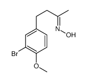 N-[4-(3-bromo-4-methoxyphenyl)butan-2-ylidene]hydroxylamine Structure