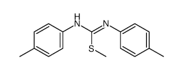 S-methyl-N,N'-di-p-tolyl-isothiourea Structure