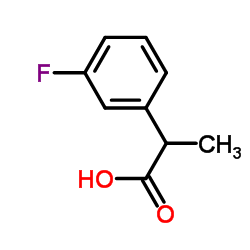 2-(3-氟苯基)丙酸结构式