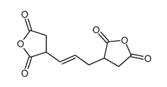 3-[3-(2,5-dioxooxolan-3-yl)prop-2-enyl]oxolane-2,5-dione Structure
