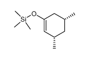 cis-[(3,5-dimethyl-1-cyclohexen-1-yl)oxy]trimethylsilane结构式
