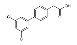 4-联苯-3,5-二氯乙酸结构式