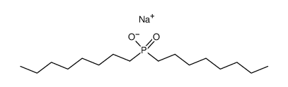 Sodium di-n-octylphosphinate Structure