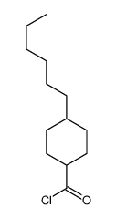 4-hexylcyclohexane-1-carbonyl chloride结构式