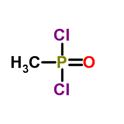 Methylphosphonic dichloride Structure