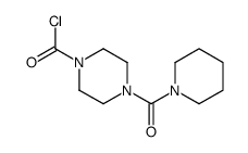 4-(piperidine-1-carbonyl)piperazine-1-carbonyl chloride Structure