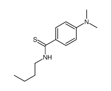 N-butyl-4-(dimethylamino)benzenecarbothioamide结构式