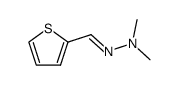 thiophene-2-carboxaldehyde dimethylhydrazone Structure