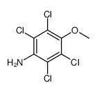 2,3,5,6-tetrachloro-4-methoxyaniline结构式