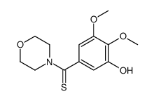 (3-hydroxy-4,5-dimethoxyphenyl)-morpholin-4-ylmethanethione Structure