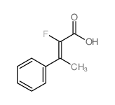 (E)-2-fluoro-3-phenyl-but-2-enoic acid结构式