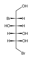 2,6-dibromo-2,6-dideoxy-D-mannitol结构式