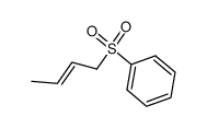 (E)-(but-2-en-1-ylsulfonyl)benzene结构式
