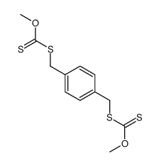 [1,4-Phenylenebis(methylenethio)]bis(thioformic acid O-methyl) ester structure