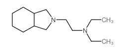 2-(1,3,3a,4,5,6,7,7a-octahydroisoindol-2-yl)-N,N-diethyl-ethanamine结构式