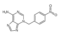 3-[(4-nitrophenyl)methyl]purin-6-amine结构式