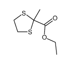 ethyl 2-methyl-1,3-dithiolane-2-carboxylate结构式