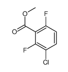 Methyl 3-chloro-2,6-difluorobenzoate结构式