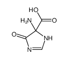 (9ci)-4-氨基-4,5-二氢-5-氧代-1H-咪唑-4-羧酸结构式