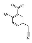 2-(4-amino-3-nitrophenyl)acetonitrile Structure