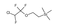 d'oxyde de trimethylsilyl ethyle et de chlorotrifluoroethyle Structure