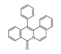 13-phenyl-8H-dibenzo[a,g]quinolizin-8-one结构式
