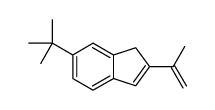 6-tert-butyl-2-prop-1-en-2-yl-1H-indene结构式