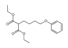 (4-phenoxy-butyl)-malonic acid diethyl ester结构式