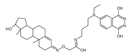 TESTOSTERONE-3-(O-CARBOXYMETHYL)OXIME:*N-(4-AMINOBU Structure