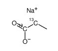 丙酸钠-1,2-13C2结构式