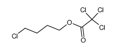 trichloroacetic 4-chlorobutyl ester Structure