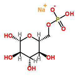 D-葡萄糖-6-磷酸一钠盐结构式