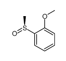 1-methoxy-2-[(S)-methylsulfinyl]benzene结构式