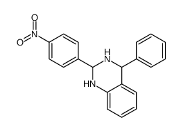 2-(4-nitrophenyl)-4-phenyl-1,2,3,4-tetrahydroquinazoline结构式