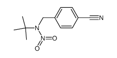 N-(tert-butyl)-N-(4-cyanobenzyl)nitramide Structure