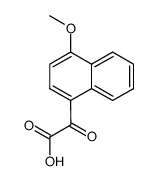 (4-methoxy-[1]naphthyl)-glyoxylic acid结构式