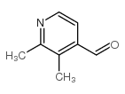 2,3-dimethylpyridine-4-carbaldehyde Structure
