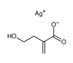 silver γ-hydroxy-α-methylene-butyrate结构式