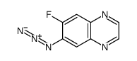 6-azido-7-fluoroquinoxaline结构式