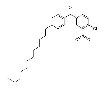(4-chloro-3-nitrophenyl)-(4-dodecylphenyl)methanone结构式