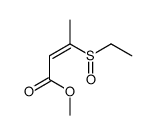 methyl 3-ethylsulfinylbut-2-enoate Structure