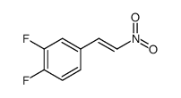 Benzene, 1,2-difluoro-4-(2-nitroethenyl) Structure