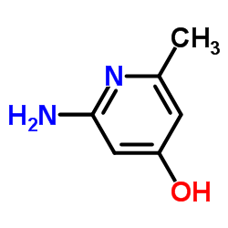 2-氨基-6-甲基-4(1H)-吡啶酮结构式