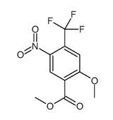Methyl 2-methoxy-5-nitro-4-(trifluoromethyl)benzoate Structure