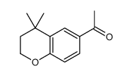 1-(4,4-dimethyl-2,3-dihydrochromen-6-yl)ethanone Structure