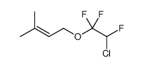 1-(2-chloro-1,1,2-trifluoroethoxy)-3-methylbut-2-ene Structure
