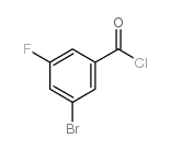 3-溴-5-氟苯甲酰氯结构式