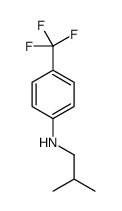 ISOBUTYL-(4-TRIFLUOROMETHYL-PHENYL)-AMINE结构式